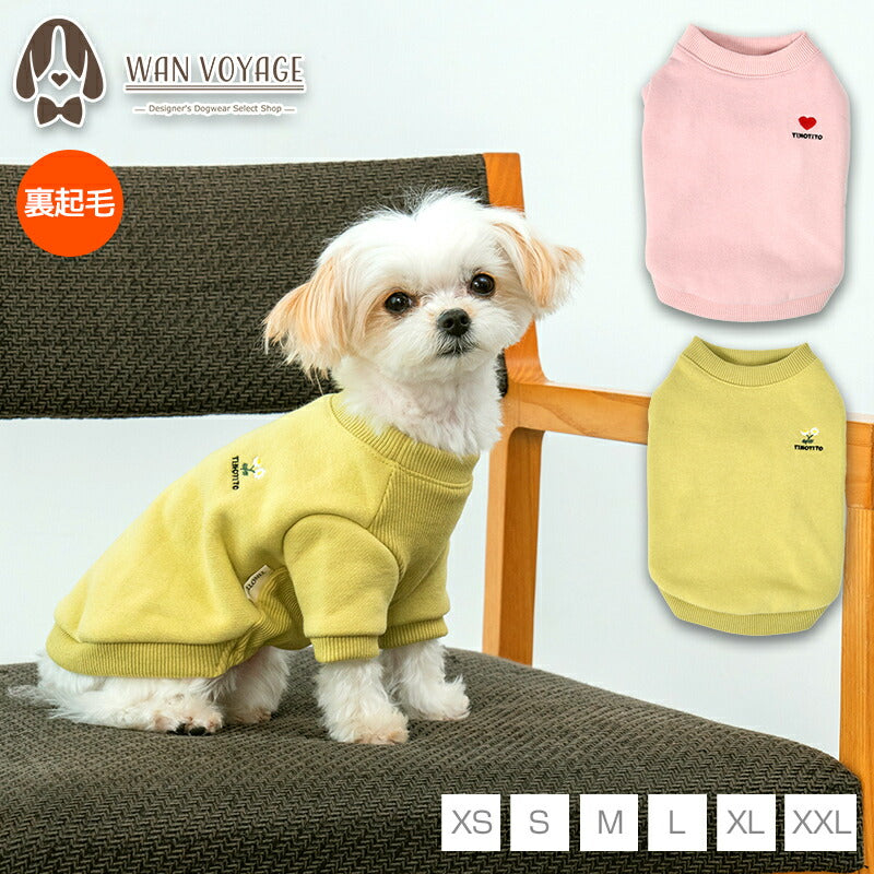 ワンポイントトレーナー XS/S/M/L/XL/XXL TINOTITO -ティノティート