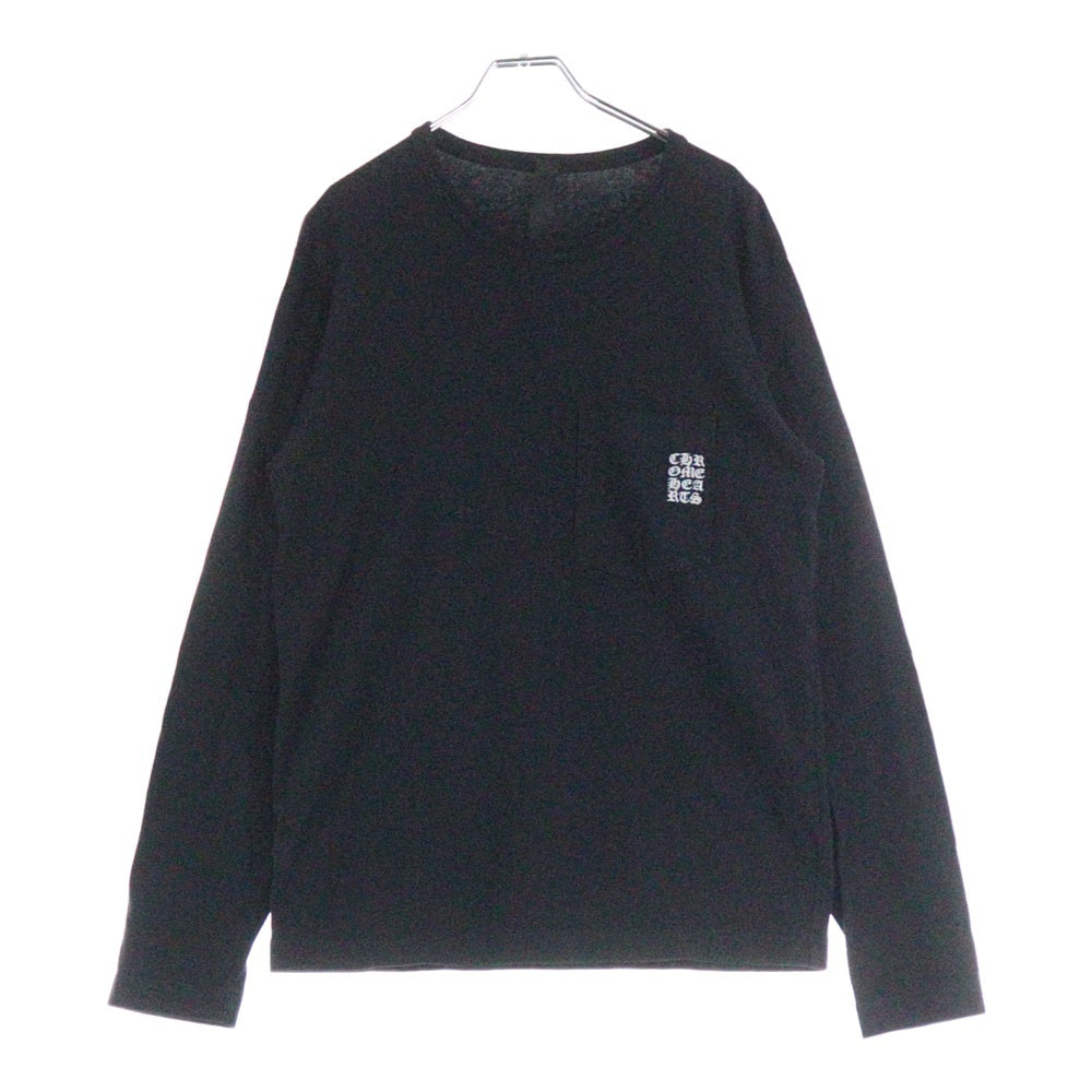 CHROME HEARTS(クロムハーツ) YNOT L/S TEE フロントロゴ刺繍 袖CH