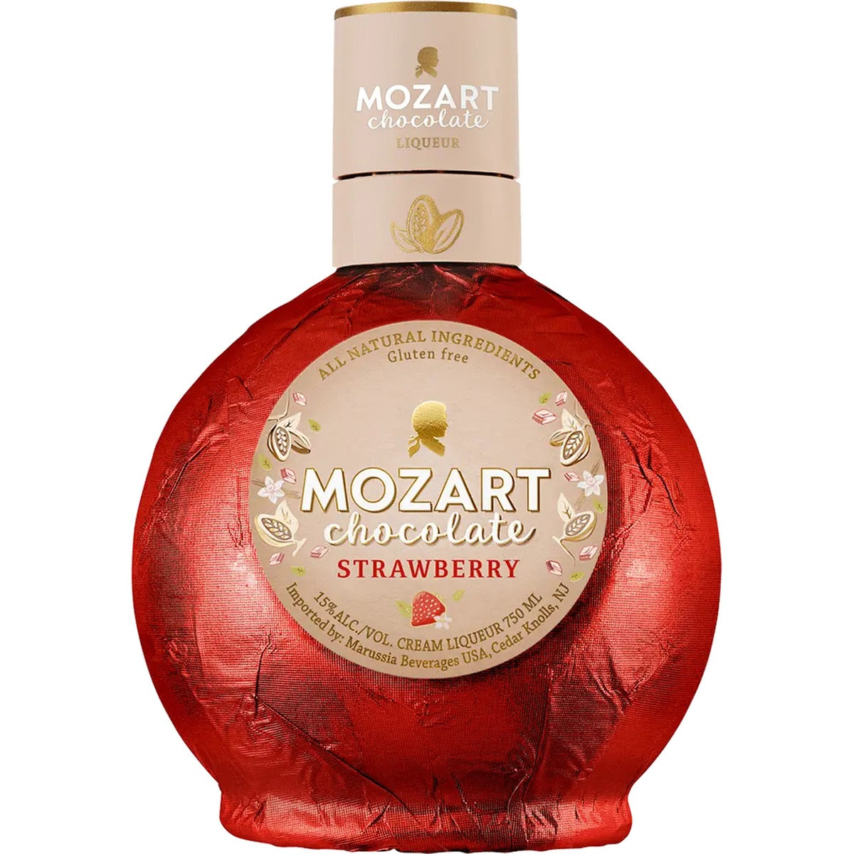 Mozart White Chocolate Strawberry Cream Liqueur