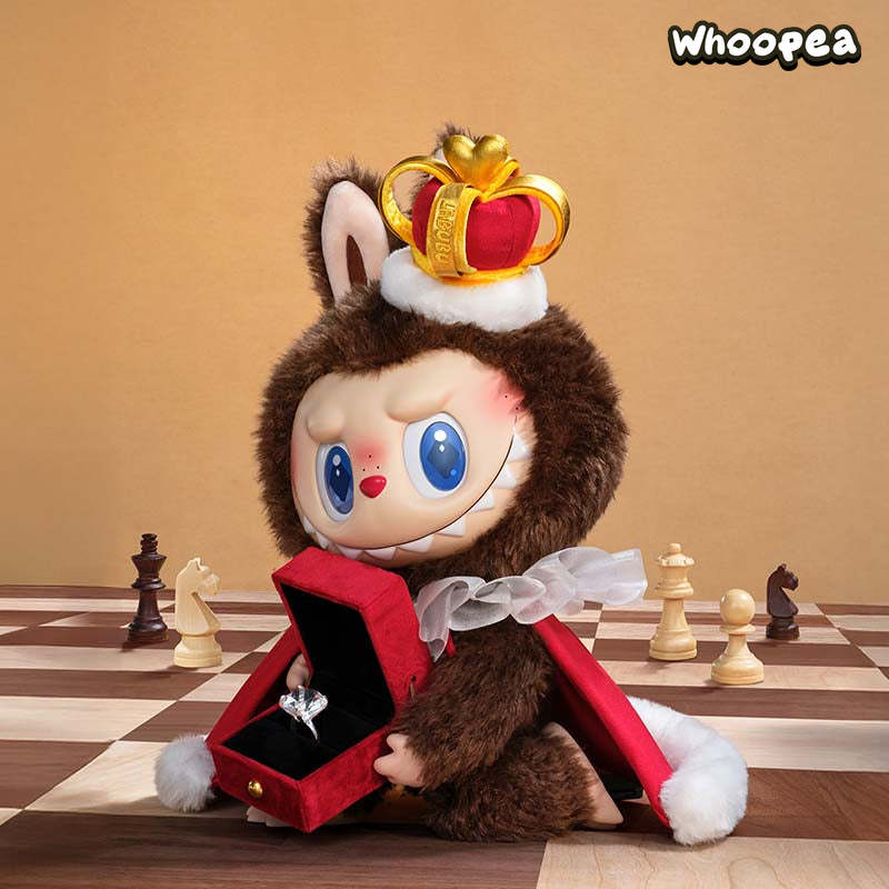 The Monsters Labubu Let's Checkmate Series The King Vinyl Plush