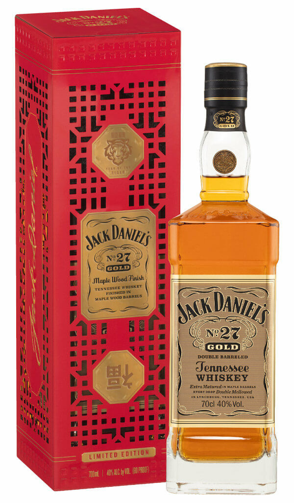 Jack Daniel's Gold No 27 Maple Wood Finish Year Of The Tiger 700ml