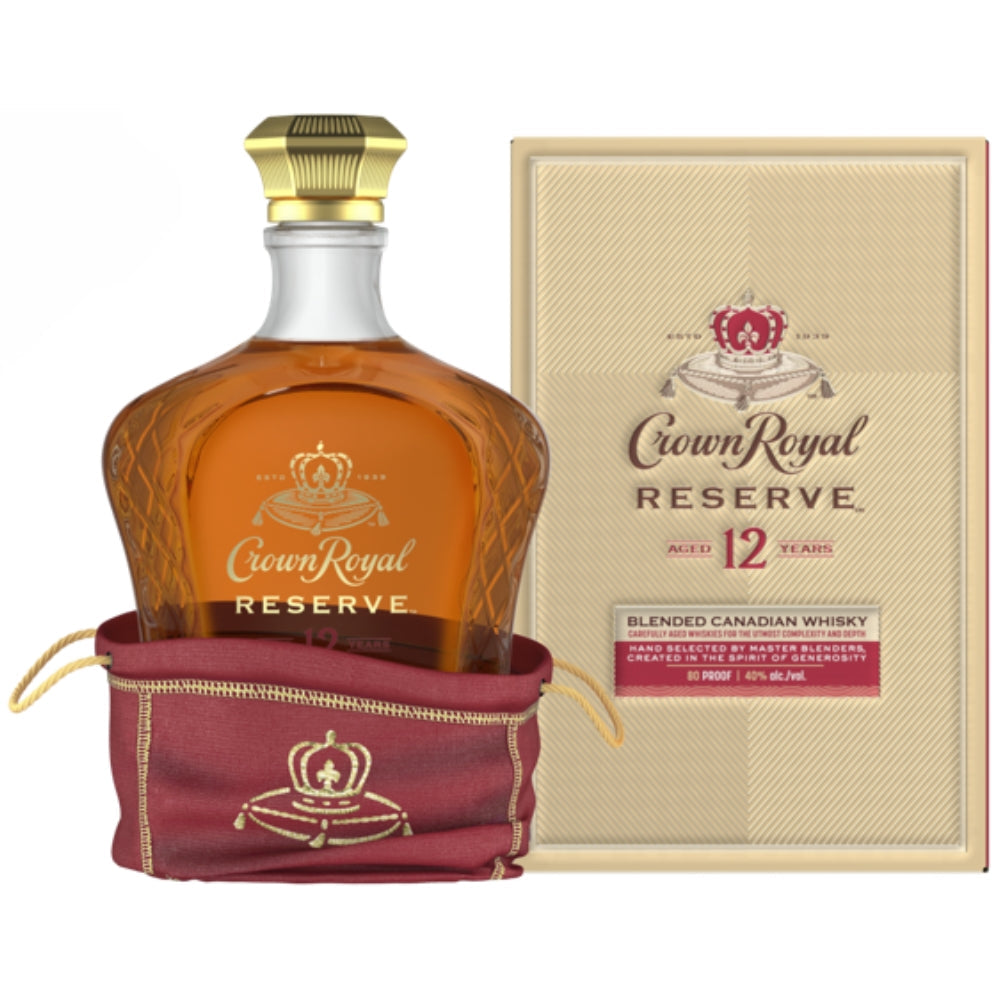 Crown Royal Reserve 12 Year Canadian Whisky – Wooden Cork