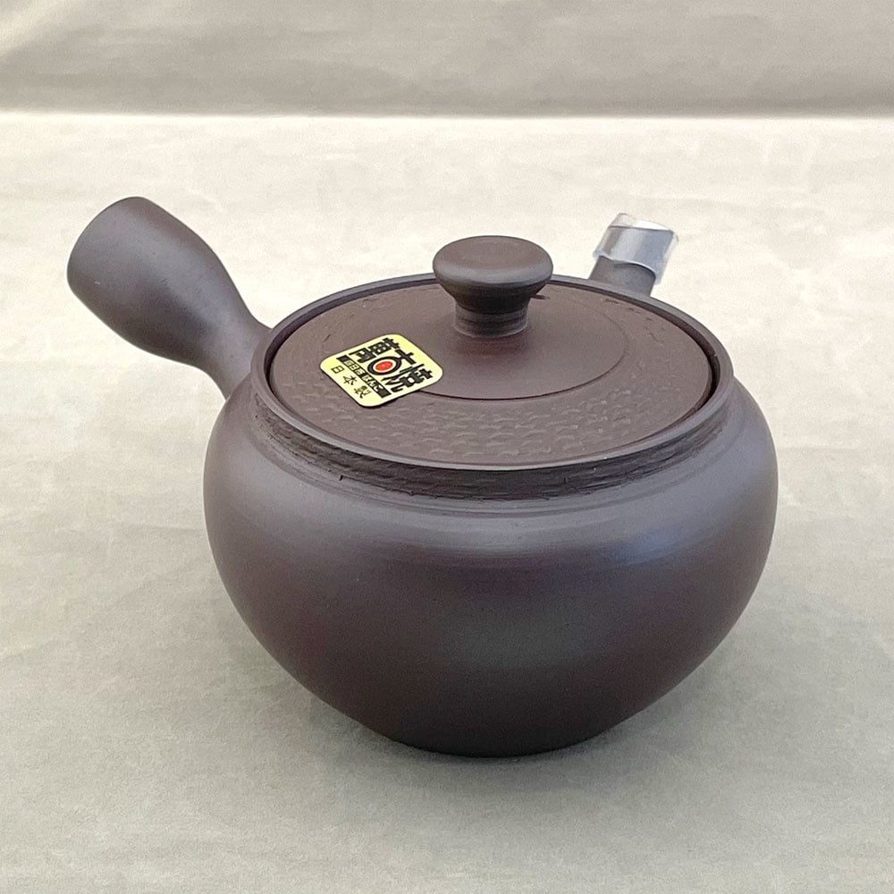 かご網急須 肩ビリ 万古焼 290cc