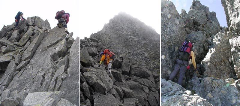 槍ヶ岳のラインストーン