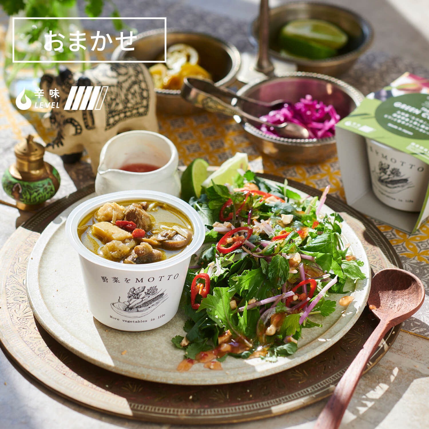 グリーンカレー6個セット｜【公式】野菜をMOTTO