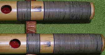 篠笛 蘭情管 唄用（ドレミ）五本調子 照楽作 白篠竹六