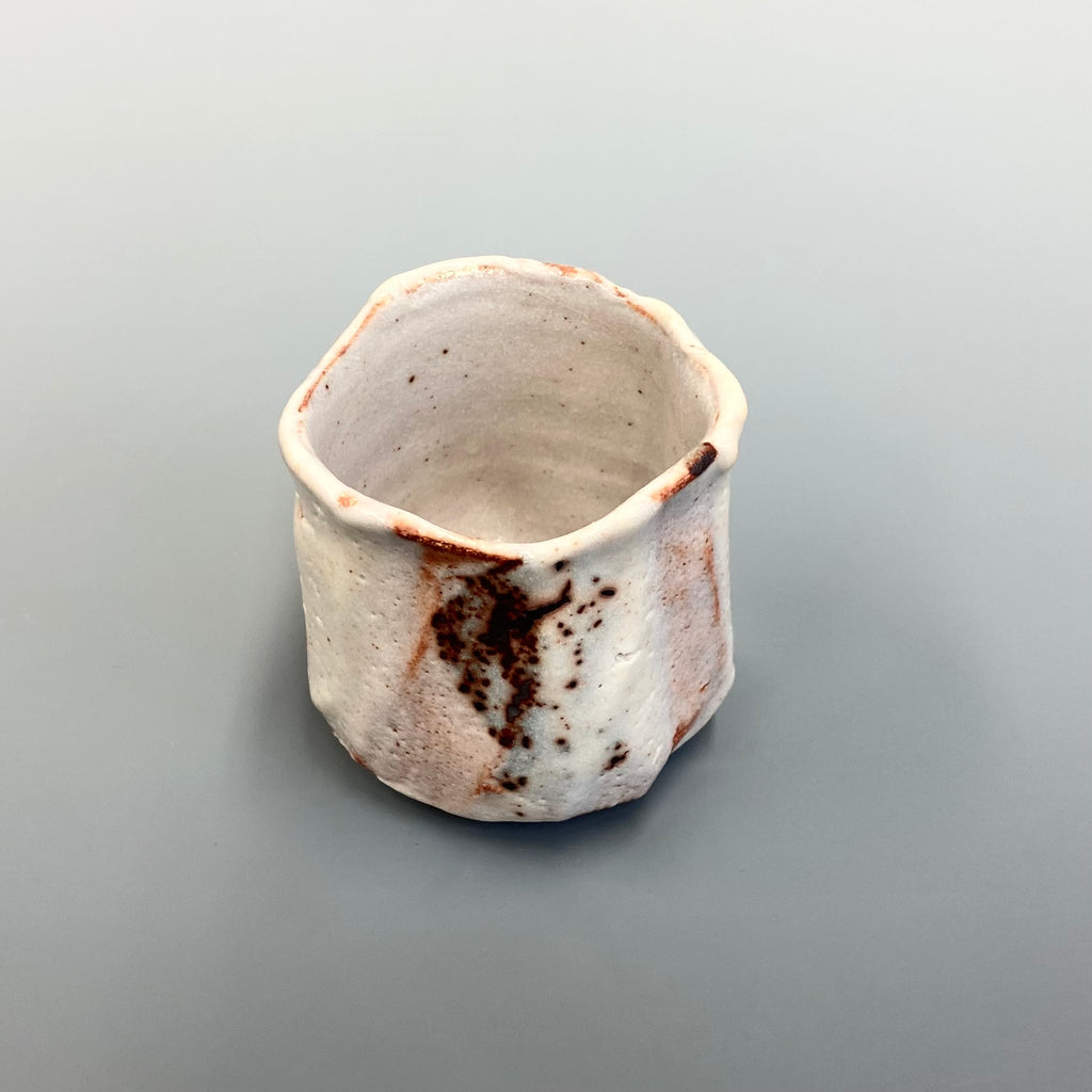 ♥美濃焼志野火入れ湯飲み湯呑み骨董品