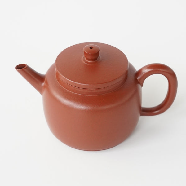 煎茶道具 俊峯作 紫砂 朱泥 鶴刻 急須 茶壷 C 9271 煎茶道具 俊峯作