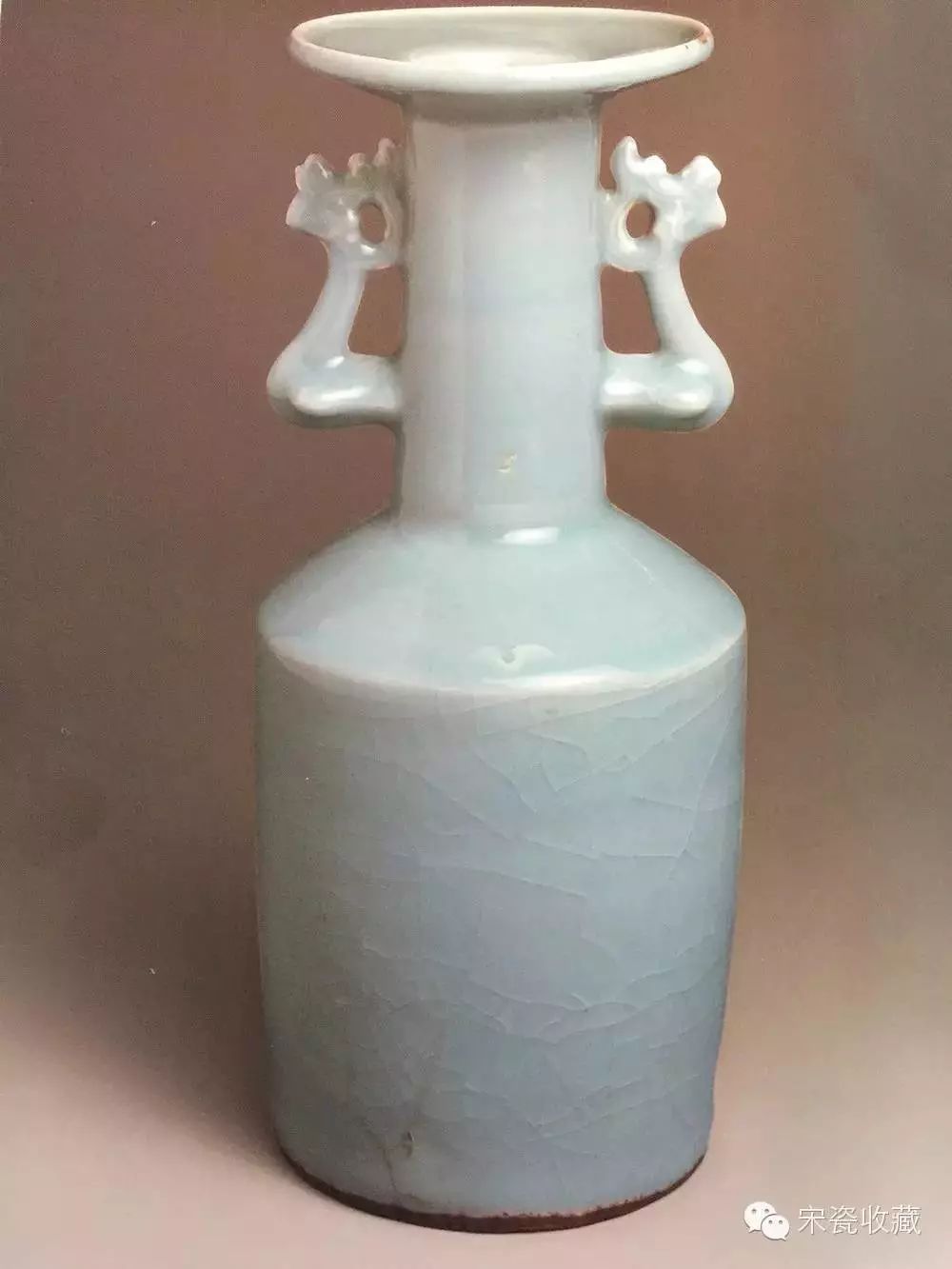 宋代古美術 時代物 龍泉窯青瓷花瓶 小缶 中国古美術【宋時代 龍泉窯 玉