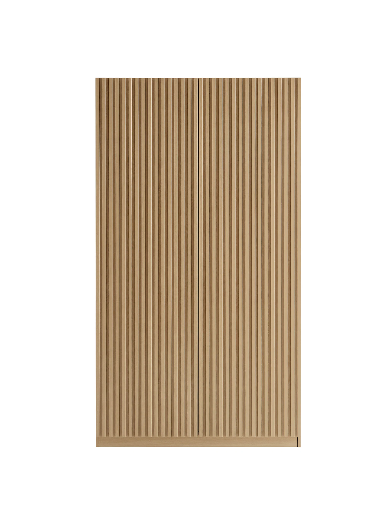 Chateau 2-Door Closet ,Oak