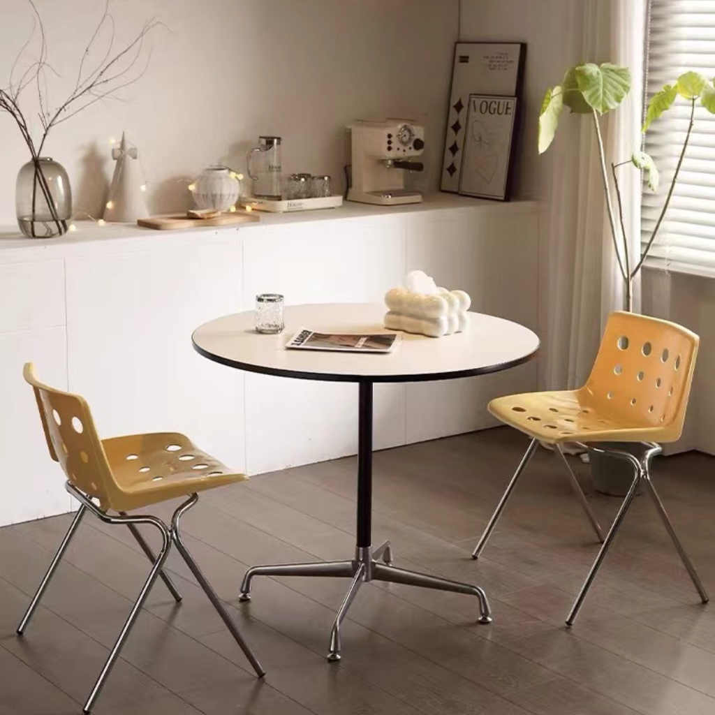 北欧 レトロ ミッドセンチュリー 4段 サイドテーブル ラウンド ガラス