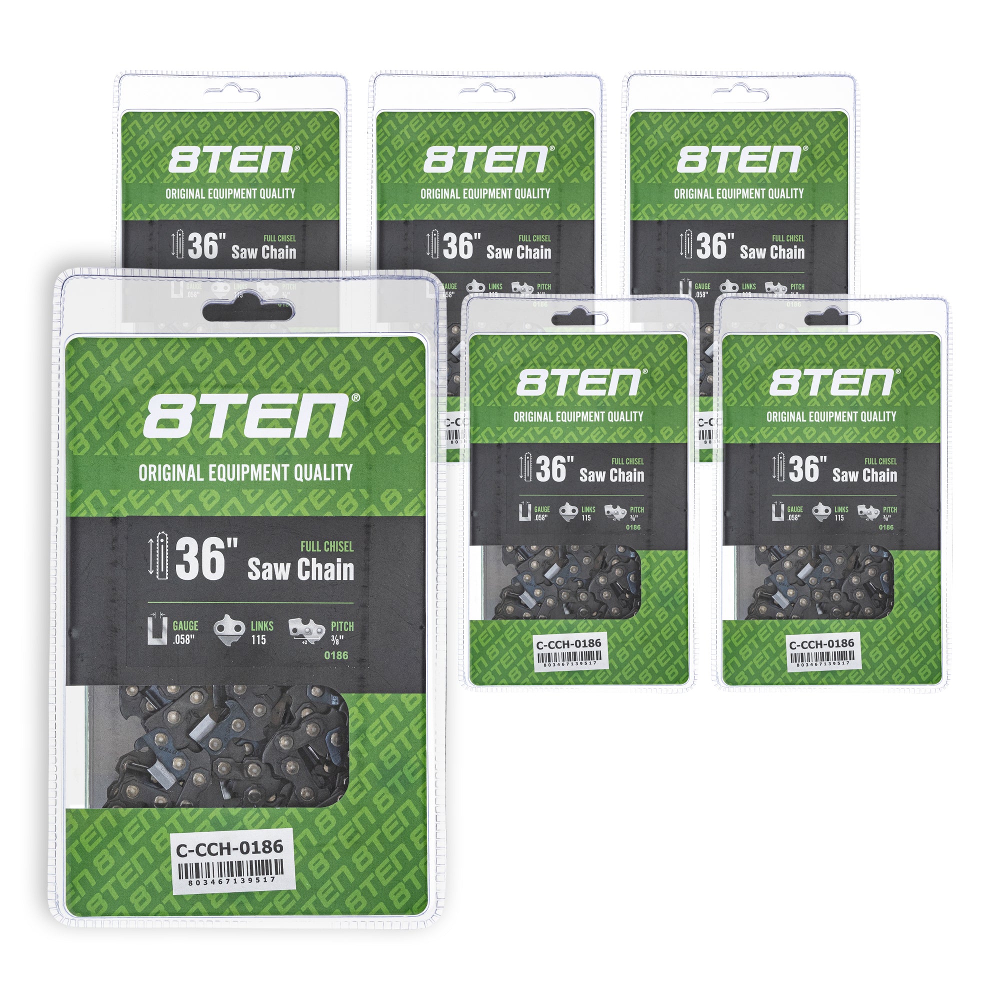 Chainsaw Chain 36 Inch .058 3/8 115DL For Husqvarna | 8TEN