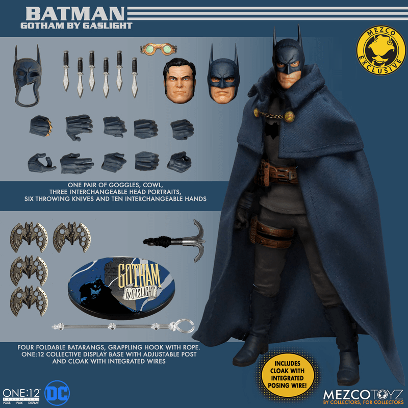 Mezco One:12 Collective Gotham by Gaslight Batman & Victorian