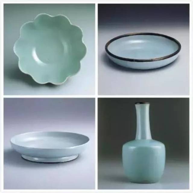 博物馆文物介绍——汝窑天青釉三足樽承盘_搜狐网