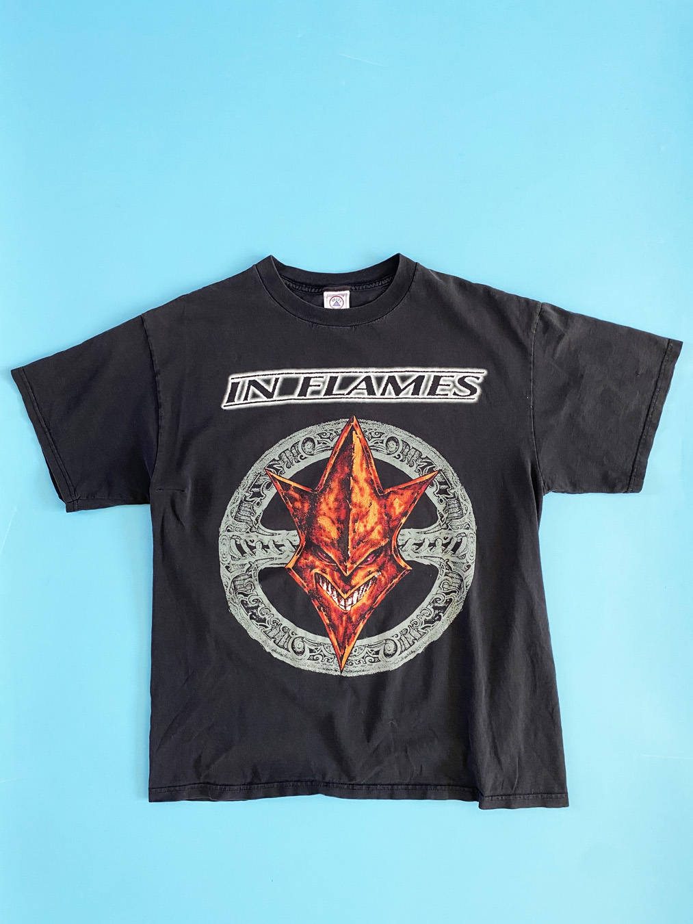 90s In Flames Metal Band T-Shirt - 5 Star Vintage