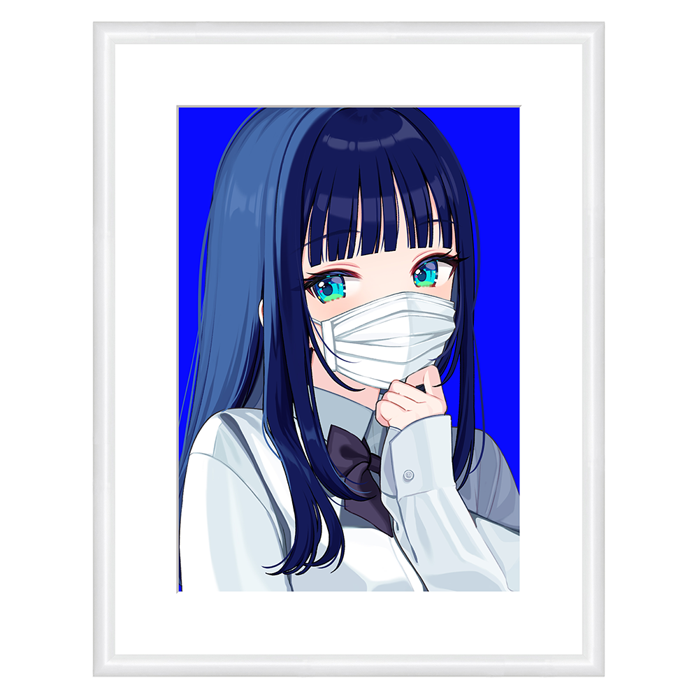 受注限定 複製原画「しぐれうい2021誕生日」A4サイズ アート作品