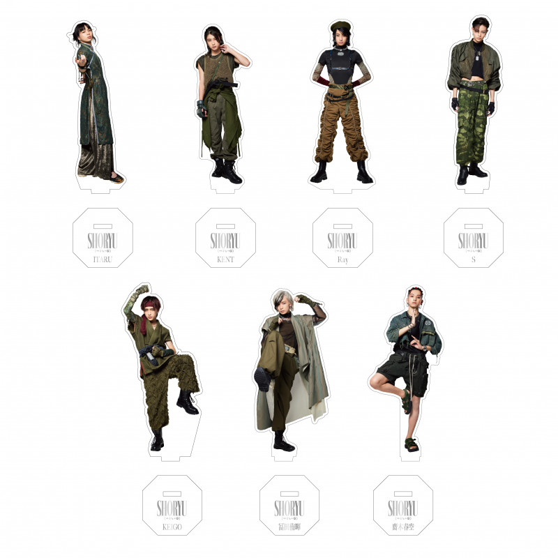 龍宮城 KENT アクリルスタンド4種セット 龍宮城 KENT アクリルスタンド