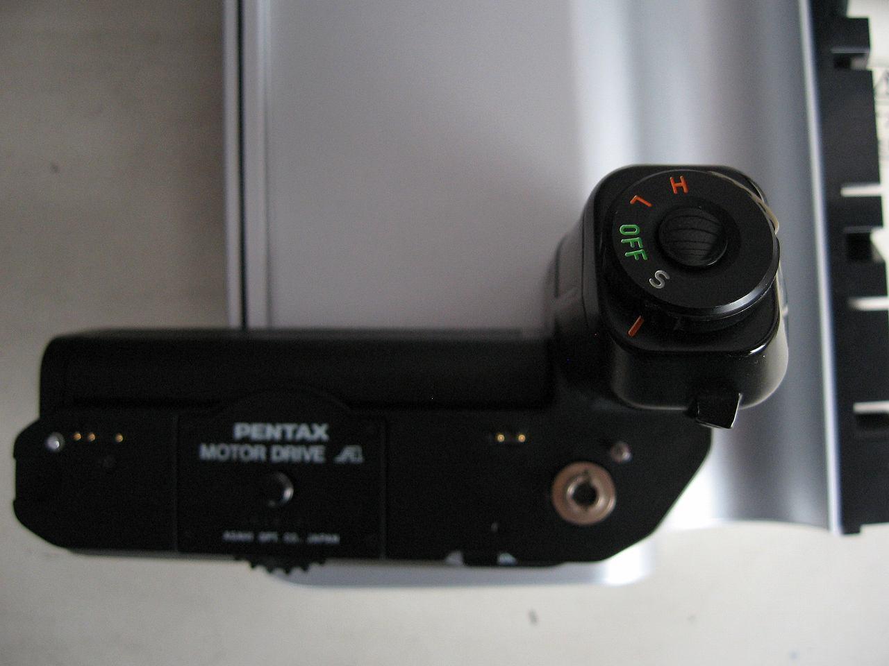 PentaxプログラムA+40mmF2.8+モータードライブA PentaxプログラムA+