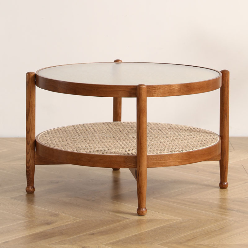 レトロ オシャレ ローテーブル ガラス オレンジ 【公式通販】