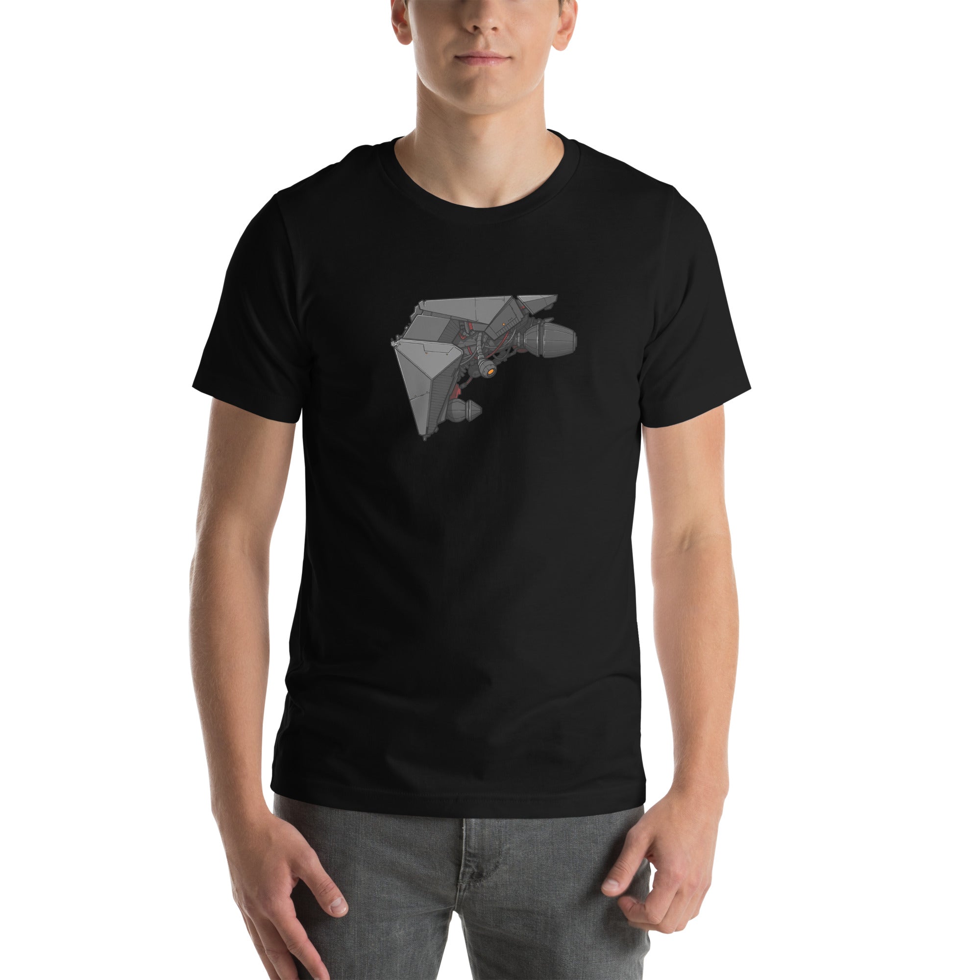 Black Origami Spaceship Shirt – STATIONS