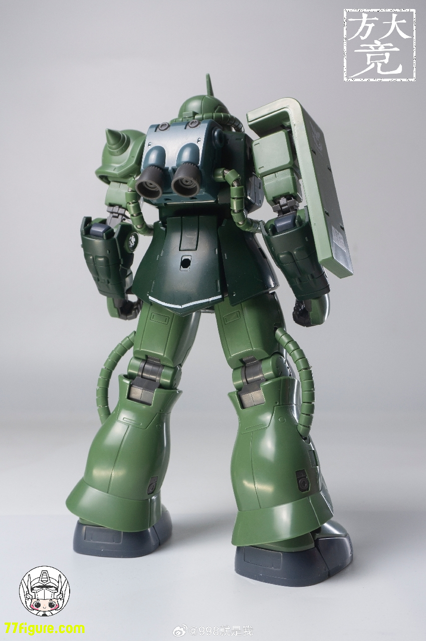 方大競 1/72 ザクII GTO グリーン/グラントVer. 塗装済み可動