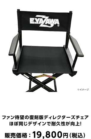 矢沢永吉 デレクターチェアー 矢沢永吉さんディレクターチェア 矢沢