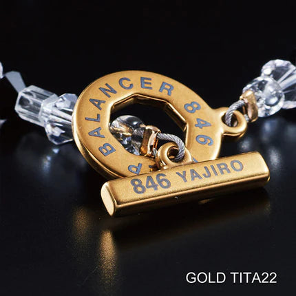 スポーツネックレス〕6シリーズ ネックレス GOLD TITA22【SAPPHIRE