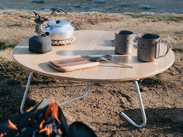 peak スノーピーク ちゃぶ台m ワンアクションちゃぶ台竹 M