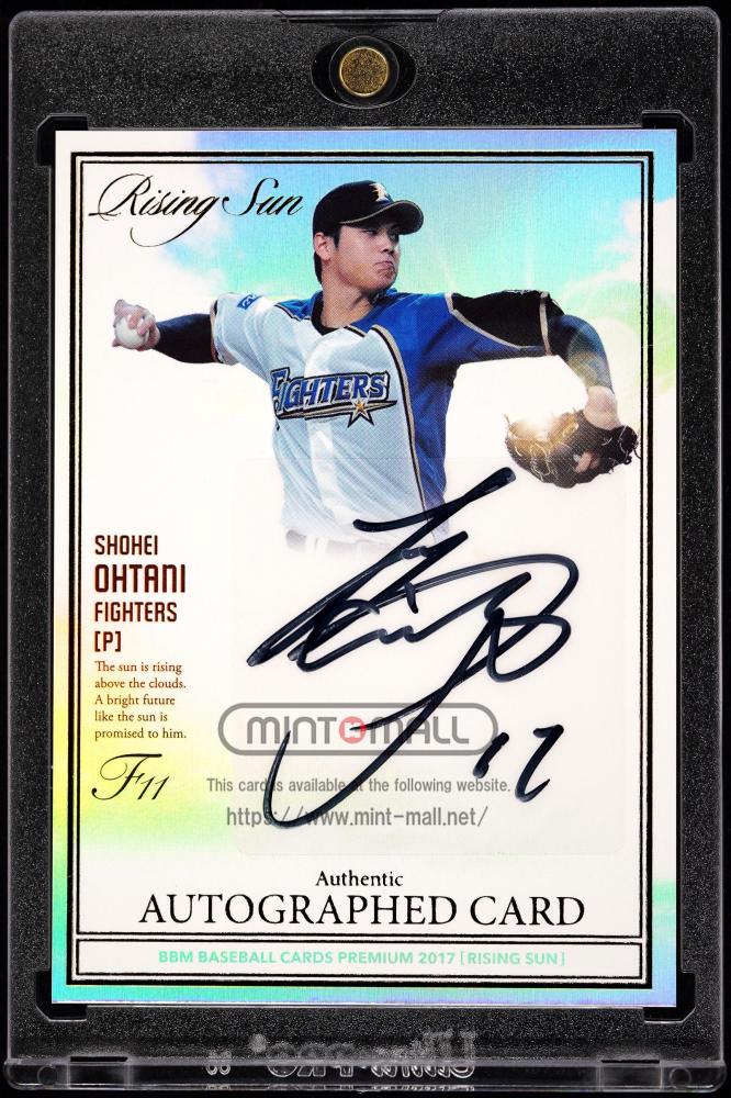 大谷翔平 2016 ホームランソーセージ 金箔サインカード 大谷翔平