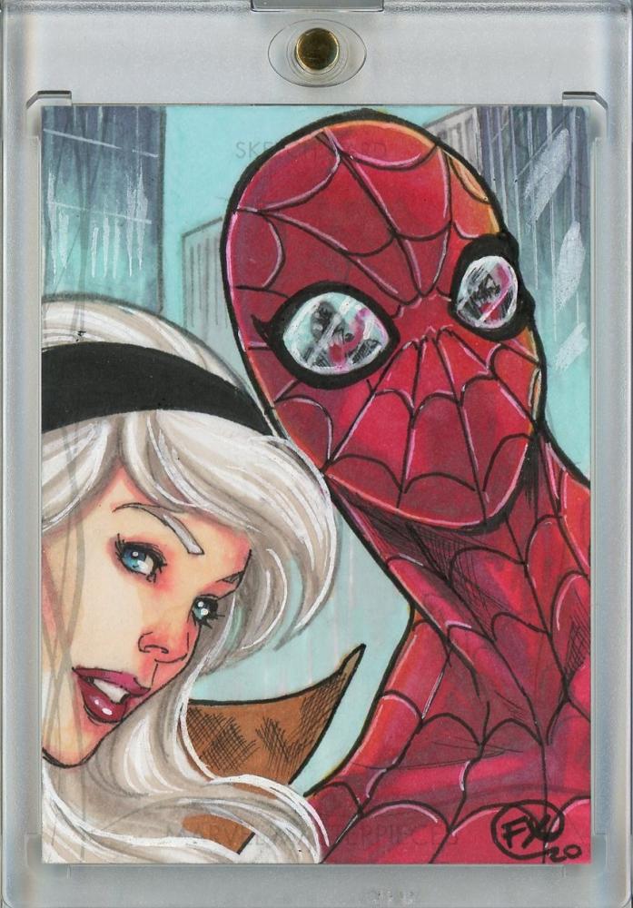 MARVEL スパイダーマン スケッチカード MARVEL スパイダーマン