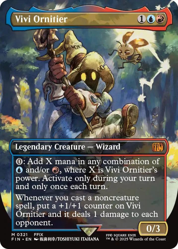 MTG 英語版 迷える黒魔道士 ビビ Vivi Ornitier FIN 2枚 迷える
