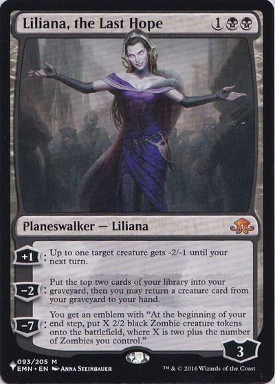 SALE❗️ MTG 最後の望み、リリアナ テクスチャー foil 英語 FOIL)最後