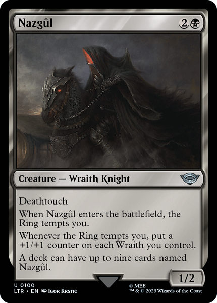 Nazgul Showcase ナズグル nonfoil 11枚セット Nazgul Showcase