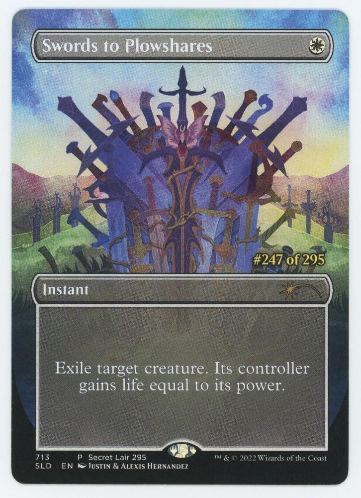 MTG 剣を鍬に foil 日)剣を鍬に / Swords to Plowshares【PRM】 【Foil