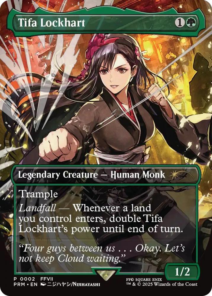 MTG】ティファ・ロックハートTifa Lockhart 敬虔なガード、ワッカ MTG
