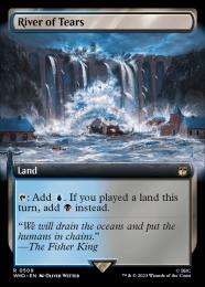 MTG 涙の川 foil 日本語版 Foil】【日本語版】涙の川/River of Tears