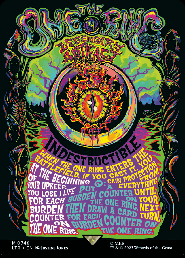 MTG 一つの指輪 サージfoil 1枚 一つの指輪 日本語 foil mtg MTG 指輪