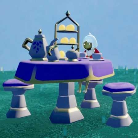 Sky星を紡ぐ子どもたち 花笑むティーセット ピンバッジ コレクション