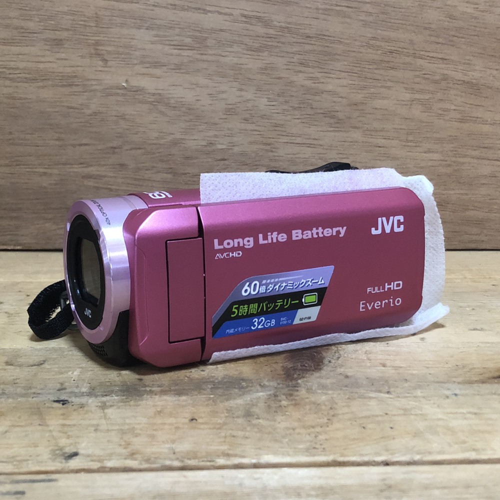 フルHDビデオカメラ ピンクJVC Victor Everio GZ-F100 【公式通販】