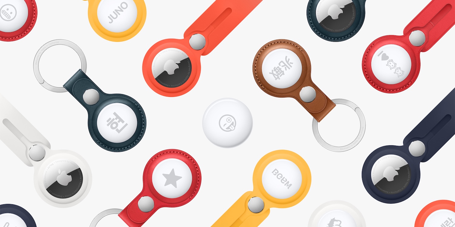 Wrap Apple's OG Leather Loop and Silicone Key Rings around your