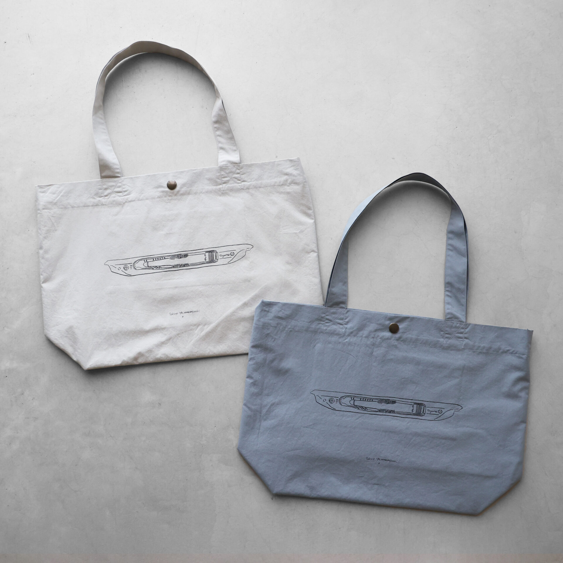 山口一郎画 Ichiro Yamaguchi 新品未使用 布鞄 稀少 林のカフェ 山口