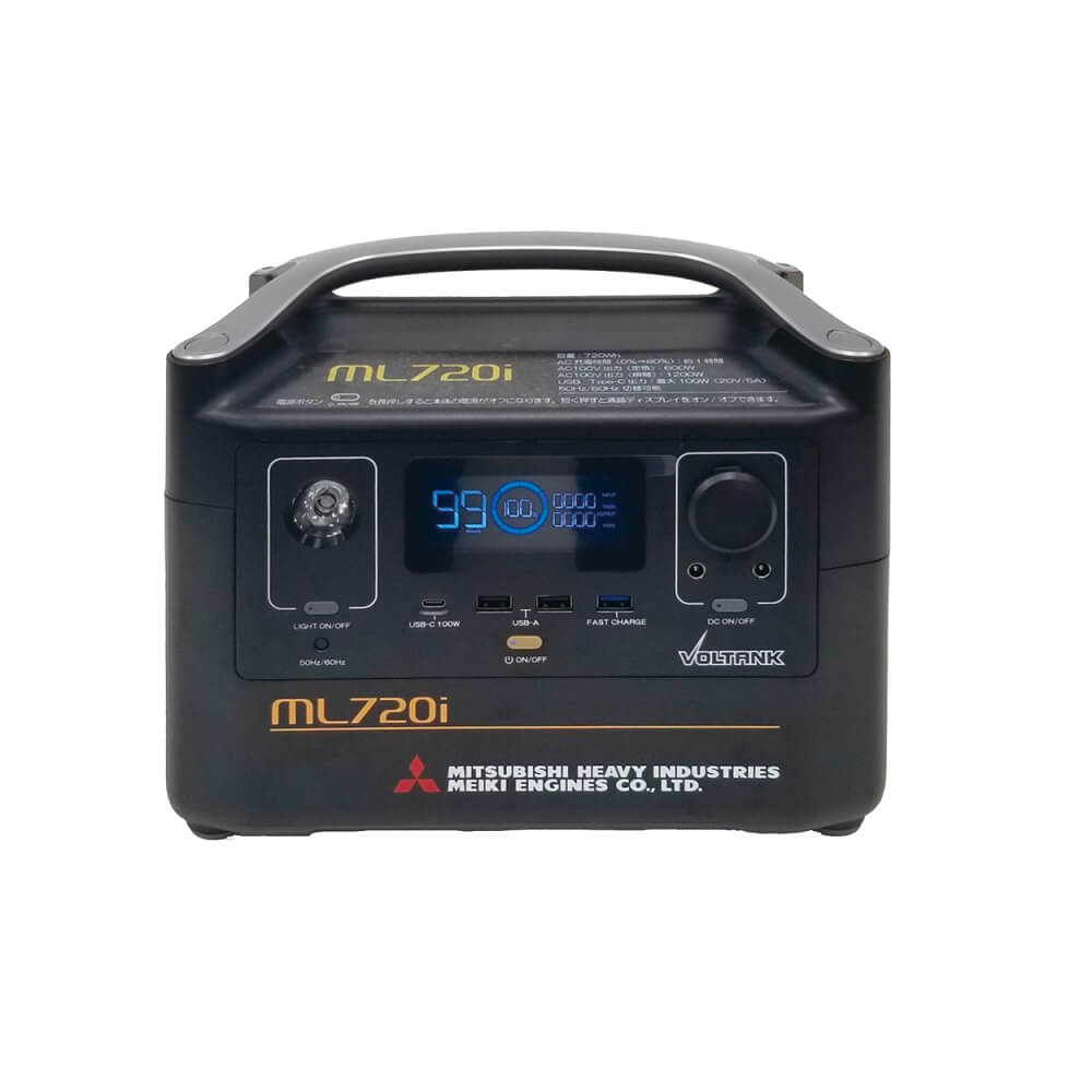 三菱重工メイキエンジン ポータブル電源 本物 VOLTANK ML1260i
