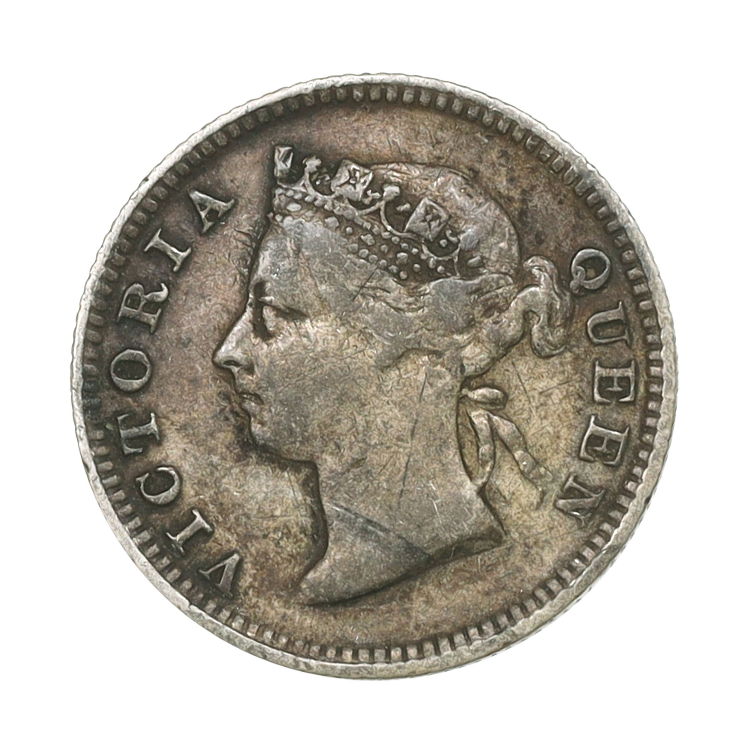 香港 50セント 銀貨 ヴィクトリア女王 香港 50セント 銀貨