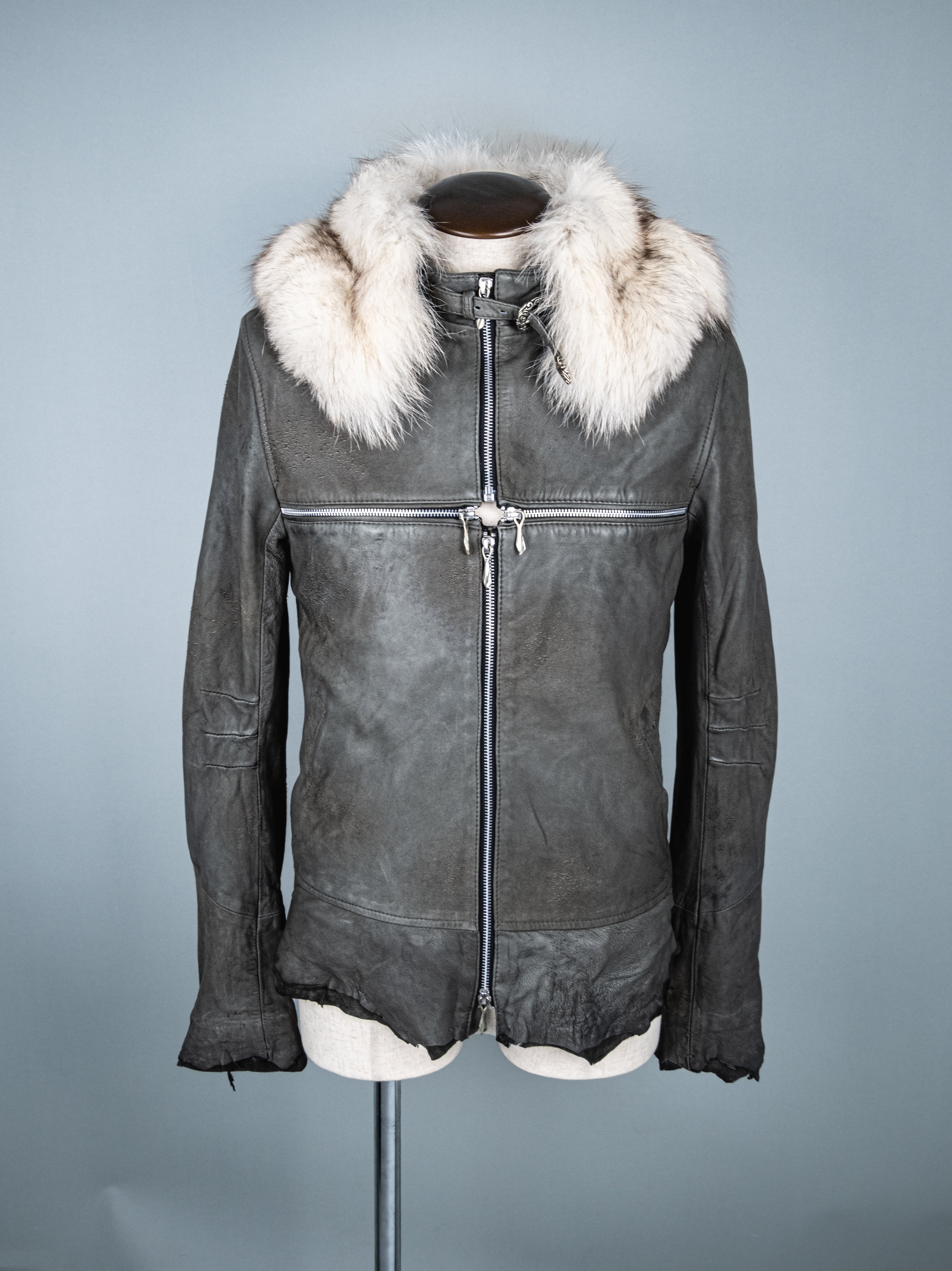 Cross Zip with Detachable Fur – 14th Addiction