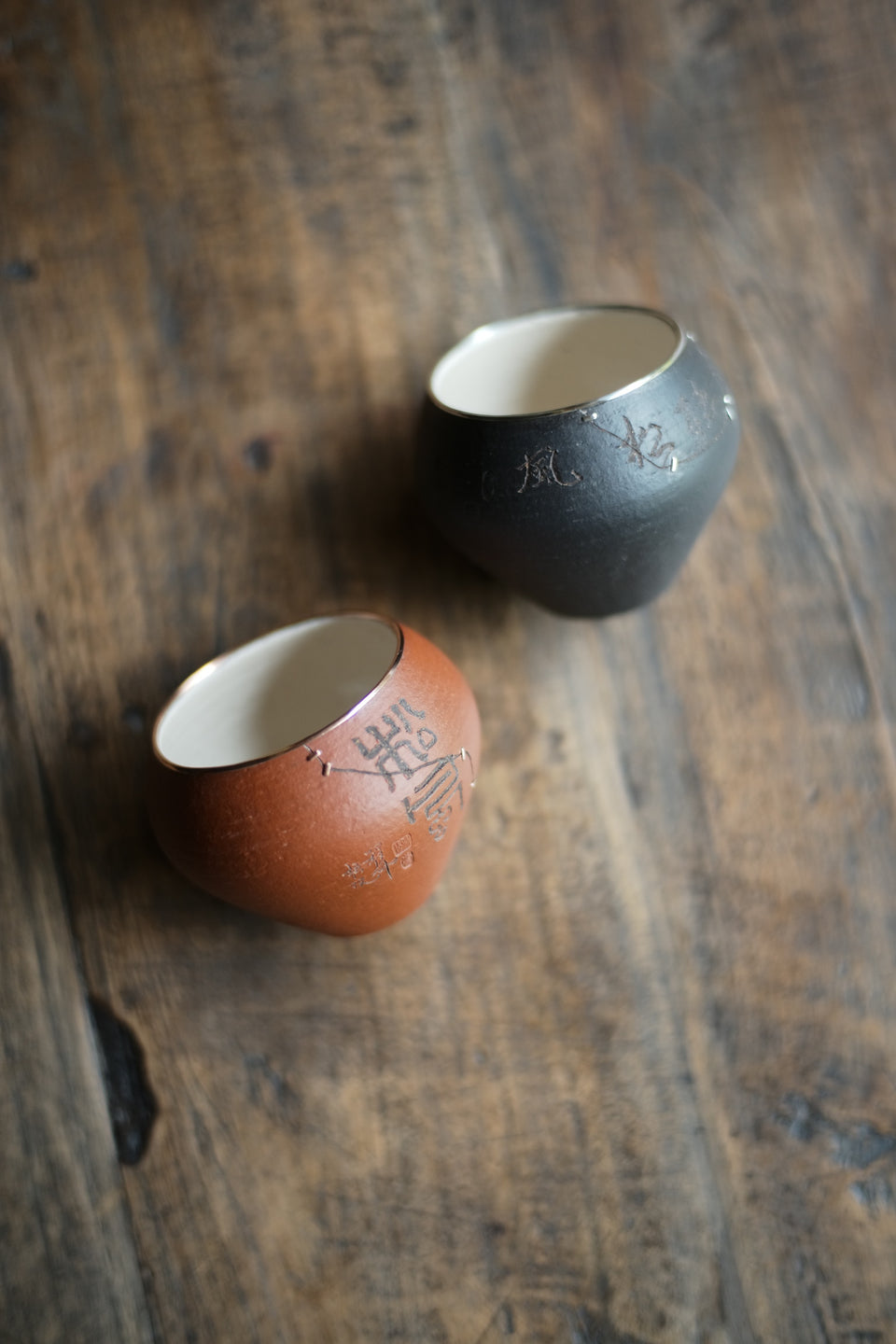 彫刻金継ぎ侘び寂び建水 – 180andup