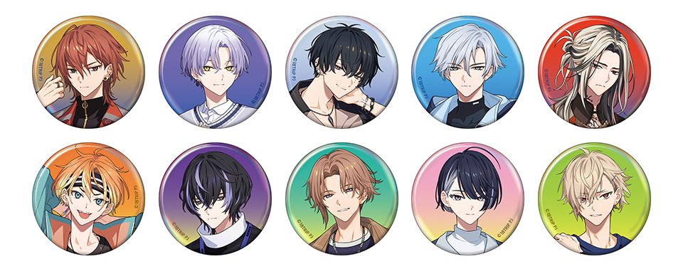 18TRIP エイトリ 久楽間潮 缶バッジ キャラバッジコレクション 昼 20個