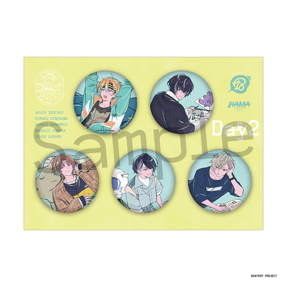 18TRIP エイトリ 蜂乃屋凪 まねきねこ 缶バッジ 11点 蜂乃屋凪 缶