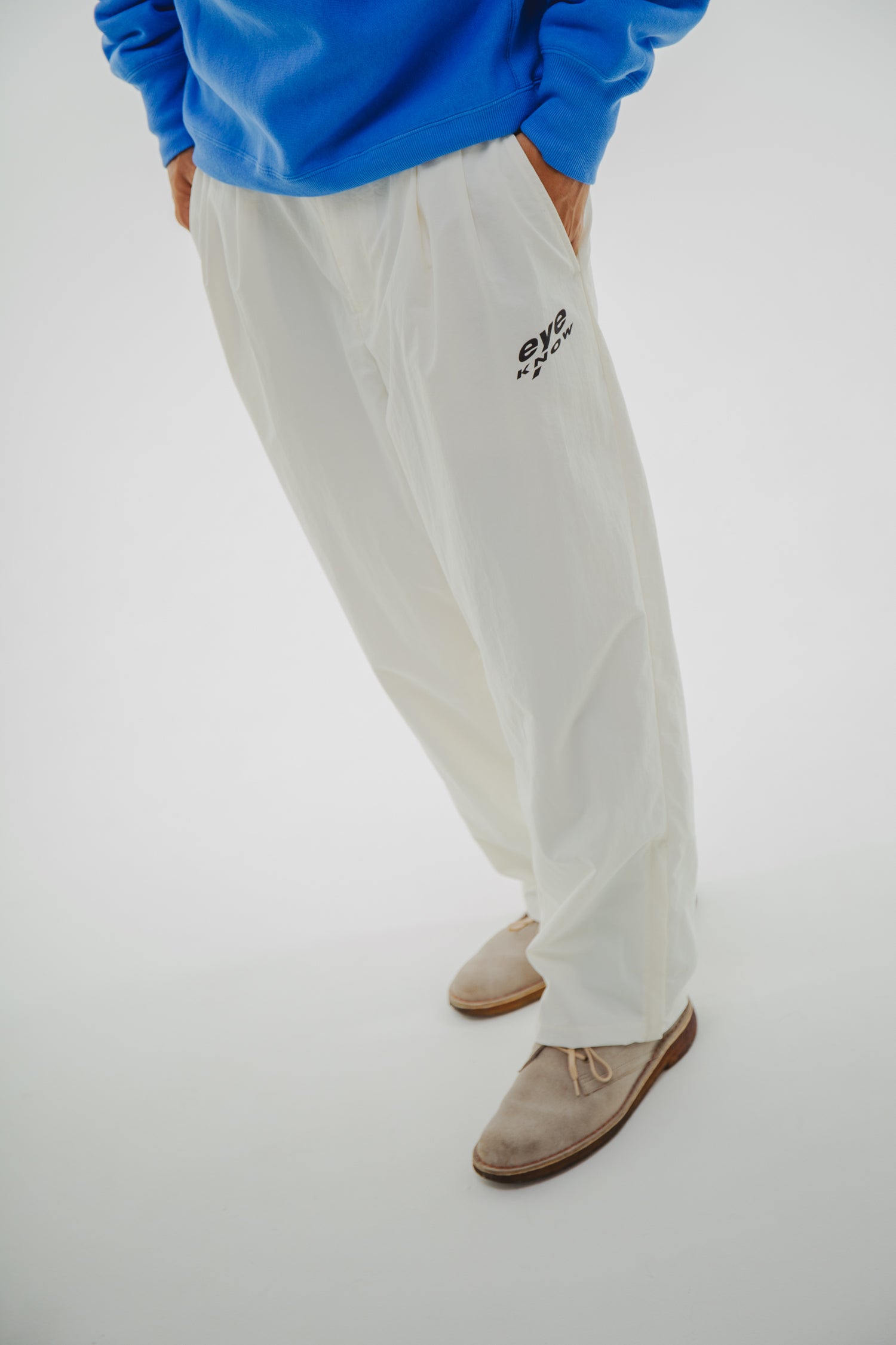 Wide nylon track pants – 19SO
