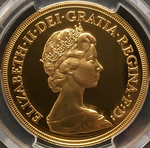 エリザベス女王1ポンド逆字ペア1983年 【公式通販】