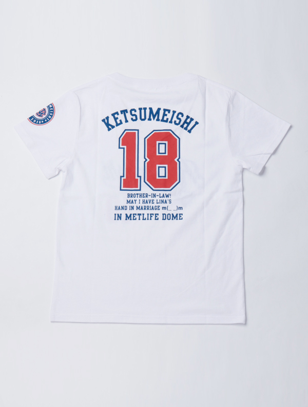 Baseball team TEE／WHITE| GOODS | ケツメイシ LIVE 2018 お義兄さん